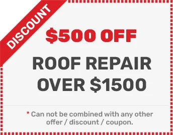 $500 off Roof Repair over $1500